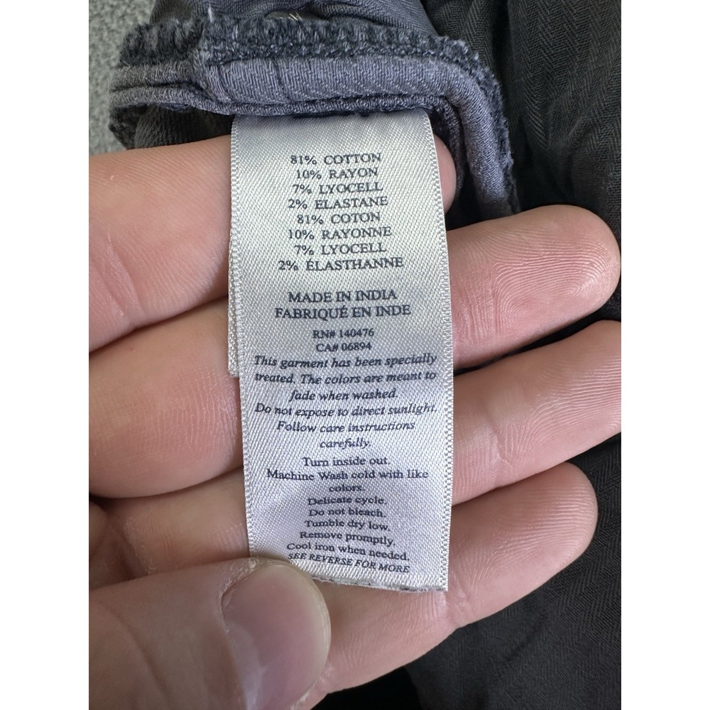 Faherty Pants Mens 31x26 Grey Stretch Terry 5 Pocket Vintage Wash Minimalist - Picture 10 of 11